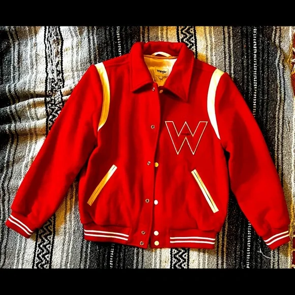 Wrangler Jackets Coats Wrangler Varsity Jacket Poshmark